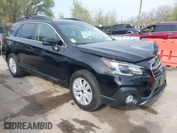 2019 Subaru Outback Premium with VIN 4S4BSAHC2K3323129, listed as a IAAI auction lot 41995789 with 72,315 mi miles and . Bid and sale history available at carsss.com. Image 1.