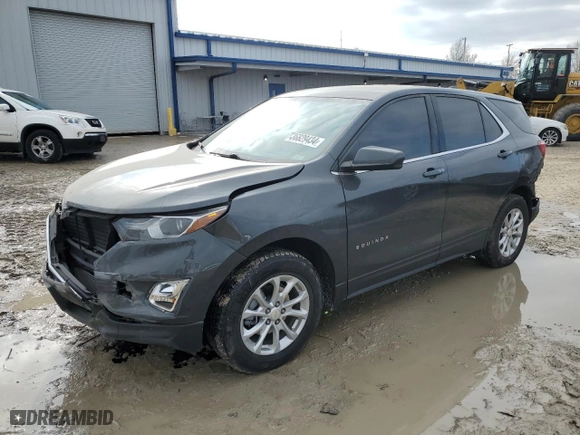 2020 Chevrolet Equinox LT with VIN 2GNAXTEV2L6134825, listed as a Copart auction lot 36829434 with 53,293 mi miles and Salvage Title. Bid and sale history available at carsss.com. Image 1.