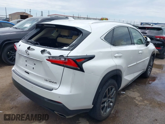 2016 Lexus NX 200t with VIN JTJBARBZ7G2082097, listed as a IAAI auction lot 42596163 with 122,006 mi miles and . Bid and sale history available at DreamBid. Image 4.