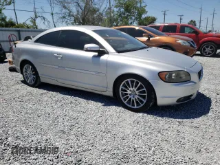 2008 Volvo C70 with VIN YV1MC67218J049615, listed as a Copart auction lot 53658665 with 195,149 mi miles and Salvage Title. Bid and sale history available at carsss.com. Image 4.