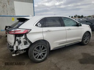 2019 Ford Edge Titanium z VIN 2FMPK3K91KBC11193, wystawiony jako Copart lot #53717475 z przebiegiem 31 599 mil mil oraz Szkoda całkowita • Salvage title. Historia ofert i sprzedaży dostępna na DreamBid. Obrazek 3.