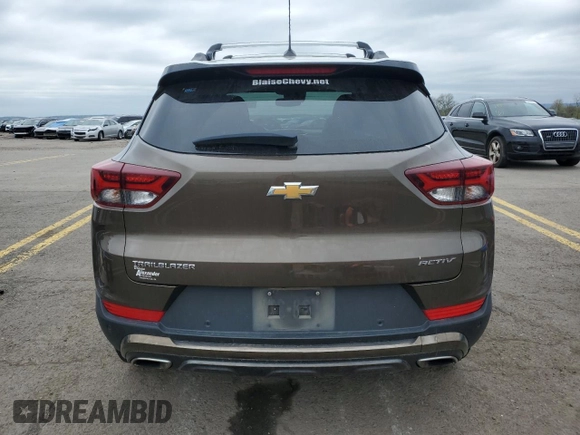 2021 Chevrolet TrailBlazer ACTIV with VIN KL79MVSL0MB077362, listed as a Copart auction lot 51917294 with 69,745 mi miles and Salvage Title. Bid and sale history available at DreamBid. Image 6.