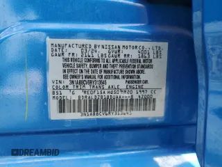 2024 Nissan Sentra SV with VIN 3N1AB8CV6RY313645, listed as a Copart auction lot 59614685 with 12,296 mi miles and Salvage title. Bid and sale history available at DreamBid. Image 13.