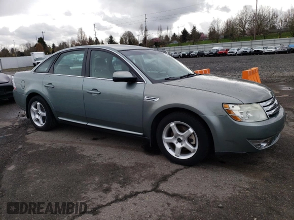 2008 Ford Taurus SEL with VIN 1FAHP24W28G161001, listed as a Copart auction lot 49408995 with 104,161 mi miles and Salvage Title. Bid and sale history available at carsss.com. Image 4.