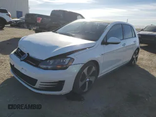 2015 Volkswagen Golf GTI Autobahn with VIN 3VW4T7AU8FM001810, listed as a Copart auction lot 42564065 with 77,746 mi miles and Salvage Title. Bid and sale history available at carsss.com. Image 1.