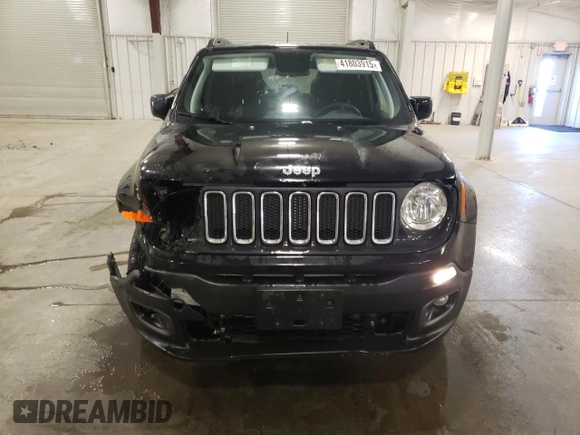 2018 Jeep Renegade Latitude with VIN ZACCJBBB8JPH44610, listed as a Copart auction lot 41803915 with 82,635 mi miles and Non Repairable. Bid and sale history available at DreamBid. Image 5.