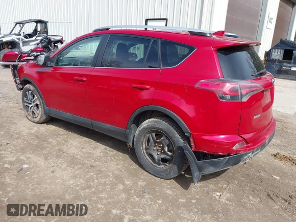 2016 Toyota RAV4 LE with VIN 2T3BFREV7GW517043, listed as a IAAI auction lot 41828999 with 103,587 mi miles. Bid and sale history available at carsss.com. Image 3.