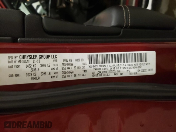 2014 Jeep Grand Cherokee Overland with VIN 1C4RJFCM3EC362173, listed as a Copart auction lot 43619775 with 277,053 mi miles and Salvage Title. Bid and sale history available at DreamBid. Image 13.