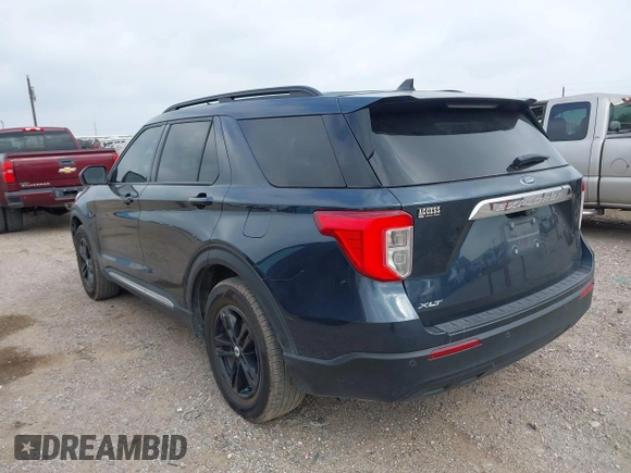 2023 Ford Explorer XLT with VIN 1FMSK7DH9PGB87649, listed as a IAAI auction lot 42271454 with 26,860 mi miles and . Bid and sale history available at DreamBid. Image 3.