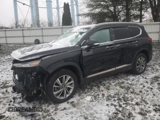 2019 Hyundai Santa Fe Limited with VIN 5NMS5CAD6KH000603, listed as a Copart auction lot 44112055 with 71,460 mi miles and Salvage Title. Bid and sale history available at carsss.com. Image 1.