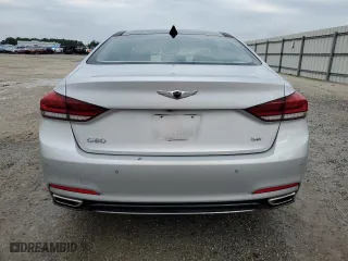 2018 Genesis G80 3.8L with VIN KMHGN4JE2JU243154, listed as a Copart auction lot 73503304 with 41,914 mi miles and Salvage Title. Bid and sale history available at carsss.com. Image 6.