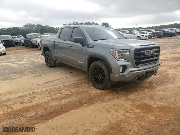 2020 GMC Sierra 1500 Elevation with VIN 1GTU9CEDXLZ100837, listed as a Copart auction lot 86143854 with 99,123 mi miles and Salvage Title. Bid and sale history available at carsss.com. Image 10.