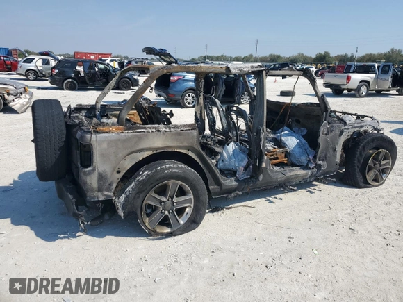 2018 Jeep Wrangler Unlimited Sahara z VIN 1C4HJXEG2JW118046, wystawiony jako Copart lot #47351695 z przebiegiem Nie podano mil oraz Nie do naprawy • Non repairable. Historia ofert i sprzedaży dostępna na DreamBid. Obrazek 3.