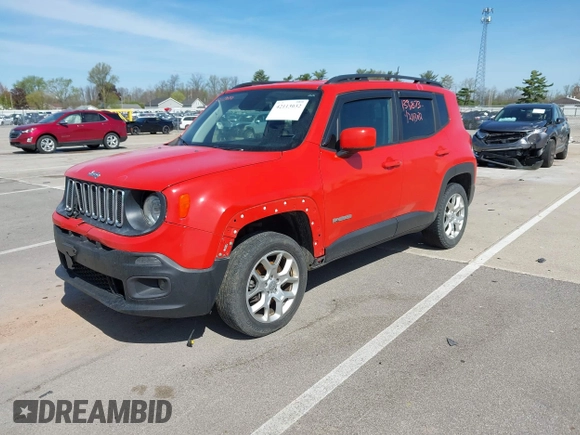2018 Jeep Renegade Latitude with VIN ZACCJBBB0JPG91837, listed as a IAAI auction lot 42113032 with 139,873 mi miles and . Bid and sale history available at DreamBid. Image 19.