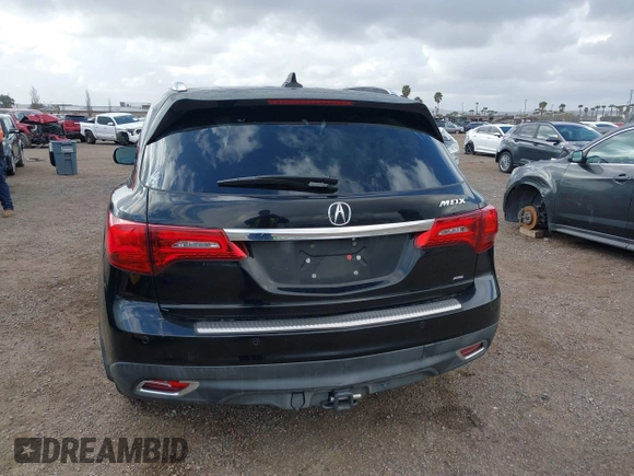 2016 Acura MDX w/Advance with VIN 5FRYD4H98GB002803, listed as a IAAI auction lot 41544124 with 110,310 mi miles. Bid and sale history available at carsss.com. Image 16.