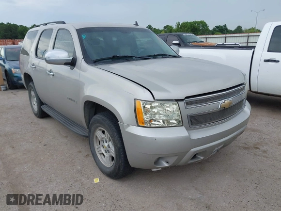 2007 Chevrolet Tahoe LS with VIN 1GNFC13C57R417897, listed as a IAAI auction lot 42588952 with 212,919 mi miles and . Bid and sale history available at DreamBid. Image 1.