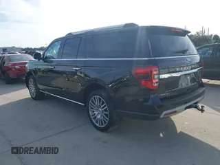 2023 Ford Expedition Max Limited with VIN 1FMJK2A87PEA60087, listed as a IAAI auction lot 41454904 with 20,974 mi miles and . Bid and sale history available at DreamBid. Image 3.