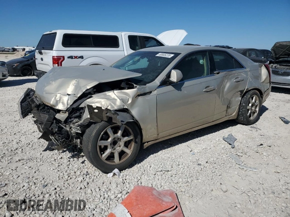 2008 Cadillac CTS RWD z VIN 1G6DF577980170288, wystawiony jako Copart lot #49985235 z przebiegiem Nie podano mil oraz Szkoda całkowita • Salvage title. Historia ofert i sprzedaży dostępna na DreamBid. Obrazek 1.