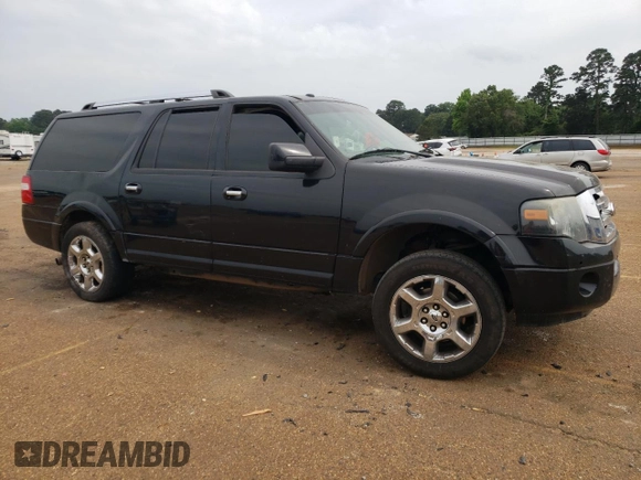2013 Ford Expedition Max Limited with VIN 1FMJK1K54DEF21773, listed as a Copart auction lot 53612995 with Not provided miles and Salvage title. Bid and sale history available at DreamBid. Image 4.