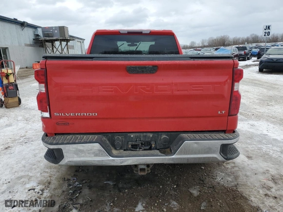 2019 Chevrolet Silverado 1500 LT with VIN 1GCRYDED9KZ188423, listed as a Copart auction lot 42683795 with 86,996 mi miles and Clean Title. Bid and sale history available at carsss.com. Image 6.