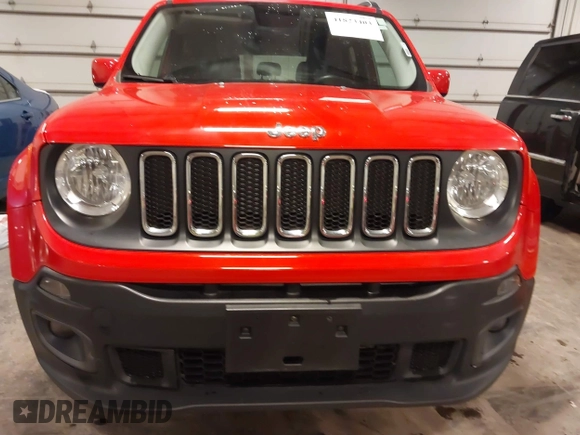2017 Jeep Renegade Latitude z VIN ZACCJBBB8HPF87526, wystawiony jako IAAI lot #41823403 z przebiegiem 105 991 mil mil oraz . Historia ofert i sprzedaży dostępna na DreamBid. Obrazek 12.