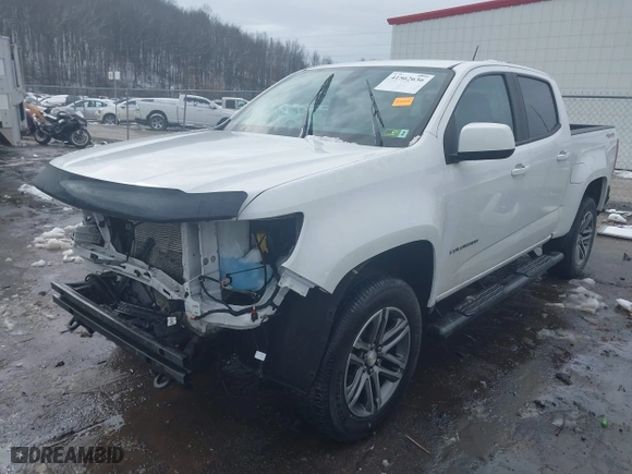 2021 Chevrolet Colorado 4WD Work Truck with VIN 1GCGTBEN5M1291133, listed as a IAAI auction lot 41562636 with 102,721 mi miles. Bid and sale history available at carsss.com. Image 20.