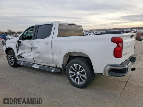 2020 Chevrolet Silverado 1500 LT with VIN 3GCPWCED8LG265694, listed as a Copart auction lot 48019665 with 0 mi miles and Salvage Title. Bid and sale history available at carsss.com. Image 2.
