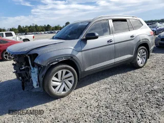 2021 Volkswagen Atlas SEL with VIN 1V2ER2CA8MC556927, listed as a Copart auction lot 73236864 with 37,313 mi miles and Salvage title. Bid and sale history available at DreamBid. Image 1.