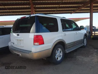 2003 Ford Expedition Eddie Bauer with VIN 1FMPU17L53LC44847, listed as a IAAI auction lot 42255280 with 275,188 mi miles and . Bid and sale history available at DreamBid. Image 4.
