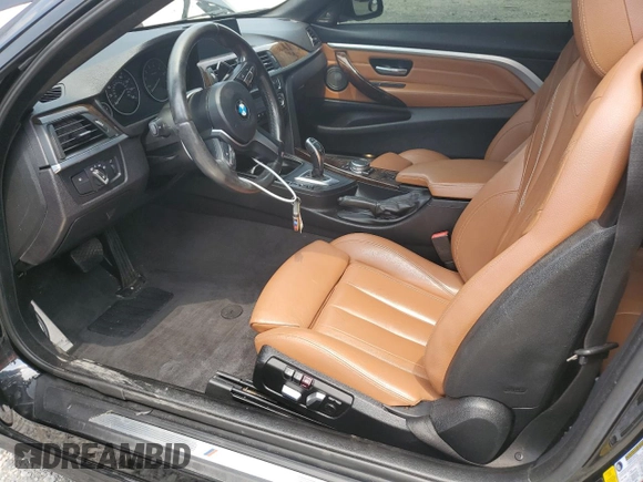 2016 BMW 4 Series 428i with VIN WBA3V7C51G5A26683, listed as a Copart auction lot 60555995 with 83,395 mi miles and Salvage title. Bid and sale history available at DreamBid. Image 7.