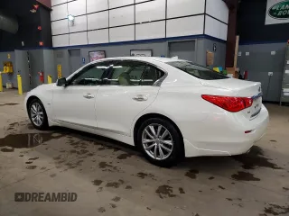 2017 Infiniti Q50 3.0t Sport with VIN JN1EV7AR1HM834878, listed as a Copart auction lot 50306635 with 81,302 mi miles and Salvage Title. Bid and sale history available at carsss.com. Image 2.