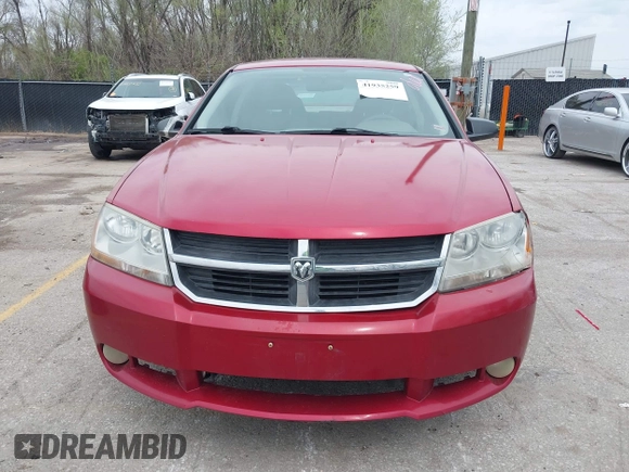 2008 Dodge Avenger SXT with VIN 1B3LC56R98N587306, listed as a IAAI auction lot 41935259 with 197,405 mi miles. Bid and sale history available at carsss.com. Image 6.