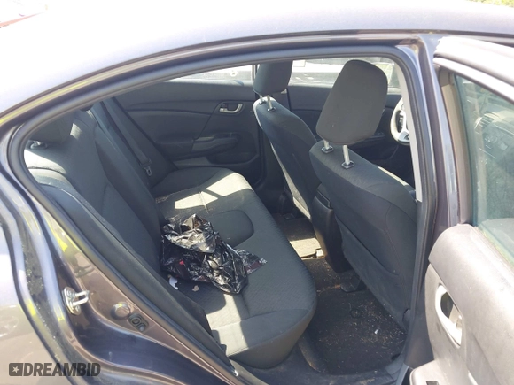 2015 Honda Civic Sedan LX with VIN 19XFB2F50FE095498, listed as a IAAI auction lot 42077072 with 211,682 mi miles. Bid and sale history available at carsss.com. Image 8.