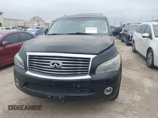 2013 Infiniti QX56 with VIN JN8AZ2NF6D9550697, listed as a IAAI auction lot 42164023 with 123,590 mi miles and . Bid and sale history available at DreamBid. Image 12.