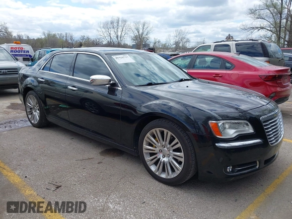 2012 Chrysler 300 with VIN 2C3CCAET1CH284661, listed as a IAAI auction lot 41920717 with 123,505 mi miles. Bid and sale history available at carsss.com. Image 13.