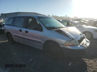 2000 Ford Windstar LX with VIN 2FMZA5042YBC35154, listed as a Copart auction lot 75300434 with 418,318 mi miles and Salvage Title. Bid and sale history available at carsss.com. Image 4.