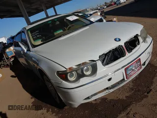 2003 BMW 7 Series 745Li with VIN WBAGN63403DR11506, listed as a IAAI auction lot 41350546 with 193,766 mi miles and . Bid and sale history available at carsss.com. Image 1.