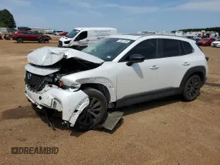 2023 Mazda CX-50 S Preferred Plus z VIN 7MMVABCM5PN110150, wystawiony jako Copart lot #53031355 z przebiegiem Nie podano mil oraz Szkoda całkowita • Salvage title. Historia ofert i sprzedaży dostępna na DreamBid. Obrazek 1.