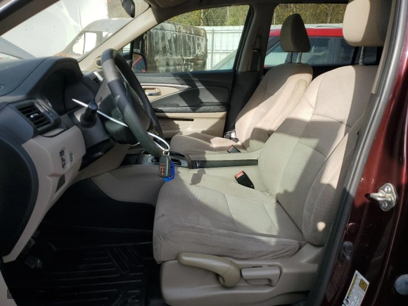 2016 Honda Pilot LX with VIN 5FNYF6H14GB099578, listed as a Copart auction lot 76843314 with 188,161 mi miles and Clean Title. Bid and sale history available at carsss.com. Image 7.