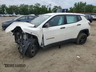 2018 Jeep Compass Sport с VIN 3C4NJCABXJT408515, выставлен на аукционе Copart как лот 58206495 с пробегом Не указан миль и Списание • Salvage title. История ставок и продаж доступна на DreamBid. Изображение 1.