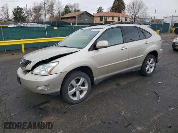 2008 Lexus RX with VIN 2T2HK31U18C079787, listed as a Copart auction lot 51016195 with 176,305 mi miles and Salvage Title. Bid and sale history available at carsss.com. Image 1.