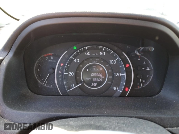2015 Honda CR-V LX with VIN 5J6RM4H32FL131871, listed as a Copart auction lot 43641615 with 93,860 mi miles and Salvage Title. Bid and sale history available at DreamBid. Image 9.