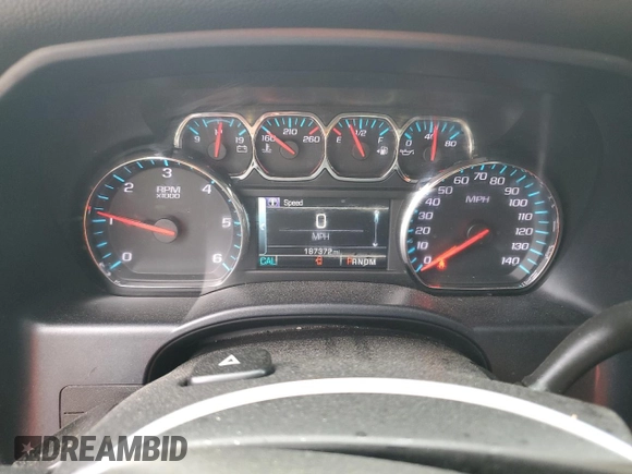 2015 Chevrolet Silverado 1500 LT with VIN 3GCPCREC6FG250053, listed as a Copart auction lot 51240105 with 187,372 mi miles and Salvage Title. Bid and sale history available at DreamBid. Image 9.