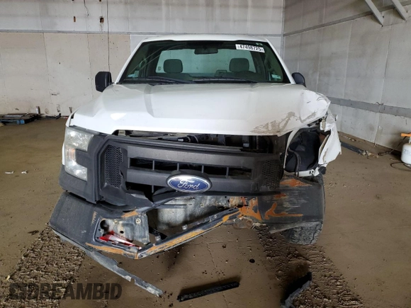 2016 Ford F-150 XL with VIN 1FTMF1C83GKE48979, listed as a Copart auction lot 47498725 with 96,421 mi miles and Salvage Title. Bid and sale history available at DreamBid. Image 5.