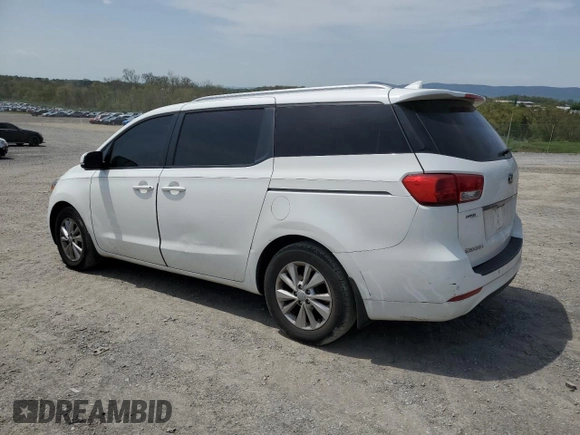 2016 Kia Sedona LX with VIN KNDMB5C18G6125252, listed as a Copart auction lot 55146695 with 138,912 mi miles and Clean Title. Bid and sale history available at carsss.com. Image 2.
