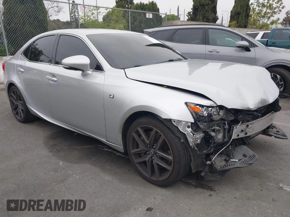2014 Lexus IS 350 with VIN JTHBE1D26E5013355, listed as a IAAI auction lot 41862583 with 115,859 mi miles. Bid and sale history available at carsss.com. Image 1.