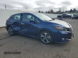 2020 Nissan LEAF SV Plus with VIN 1N4BZ1CP9LC306331, listed as a Copart auction lot 48376045 with 40,984 mi miles and Salvage Title. Bid and sale history available at DreamBid. Image 4.