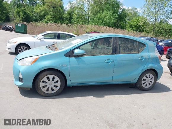 2014 Toyota Prius One with VIN JTDKDTB30E1077183, listed as a IAAI auction lot 42183675 with 92,560 mi miles and . Bid and sale history available at DreamBid. Image 14.