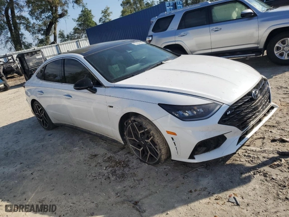 2023 Hyundai Sonata N Line with VIN KMHL14JC8PA260270, listed as a Copart auction lot 44819275 with 41,453 mi miles and Clean Title. Bid and sale history available at carsss.com. Image 4.