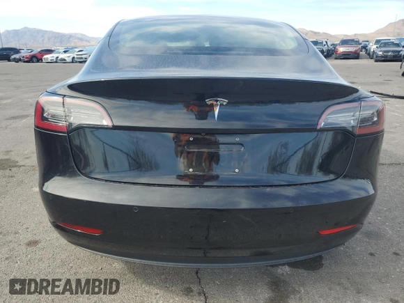2018 Tesla Model 3 Long Range Battery with VIN 5YJ3E1EA3JF053638, listed as a Copart auction lot 49630965 with 52,131 mi miles and Salvage Title. Bid and sale history available at DreamBid. Image 6.